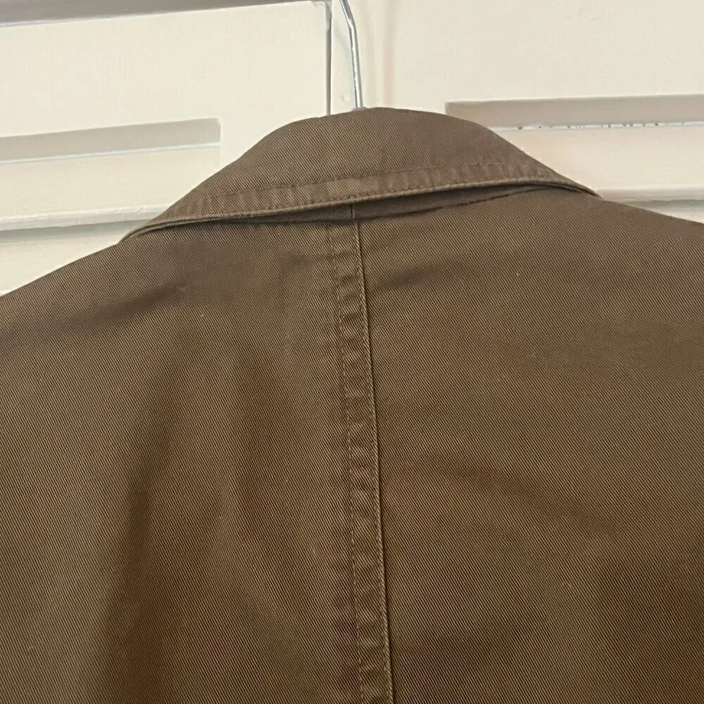 J. Crew olive chino blazer green women XS single button